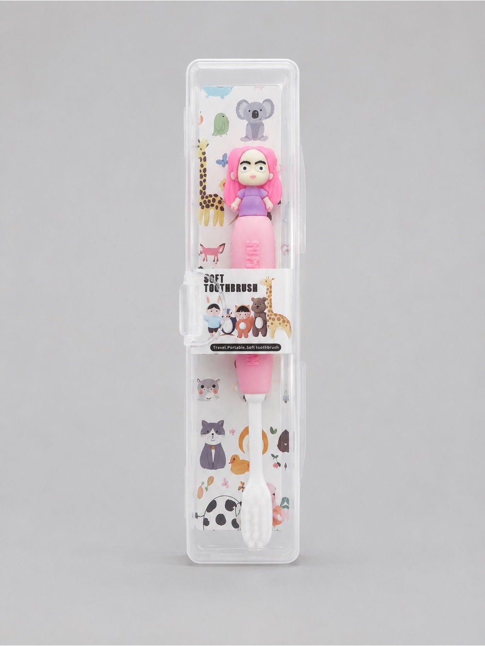 KPOP Mira Travel Toothbrush with Storage Case – Portable Soft Bristle Toothbrush